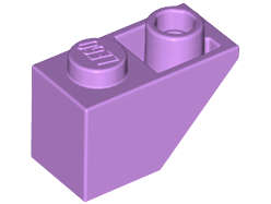 Lego (N) ~ Slope Inverted 45 2 x 1 ~ [Medium Lavender]