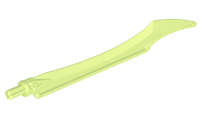 Lego (N) ~ Hero Factory Weapon Blade with Curved Tip ~ [Yellowish Green]