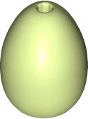 Lego (N) ~ Egg with Small Pin Hole ~ [Yellowish Green]