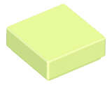 Lego (N) ~ Tile 1 x 1 ~ [Yellowish Green]