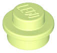 Lego (N) ~ Plate Round 1 x 1 ~ [Yellowish Green]
