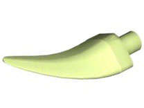 Lego (N) ~ Barb / Claw / Horn / Tooth - Medium ~ [Yellowish Green]