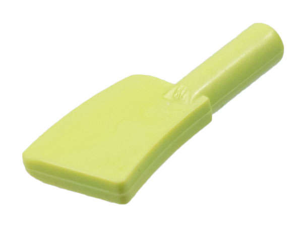 Lego (N) ~ Minifigure Utensil Cleaver ~ [Yellowish Green]