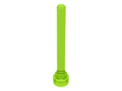 Lego (U) ~ Antenna 4H - Round Top ~ [Trans-Neon Green]