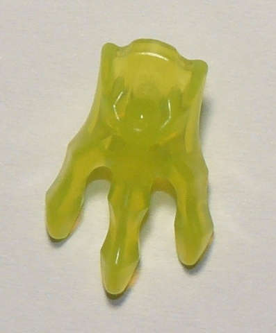 Lego (N) ~ Slime Claws with Bar Handle ~ [Trans-Neon Green]