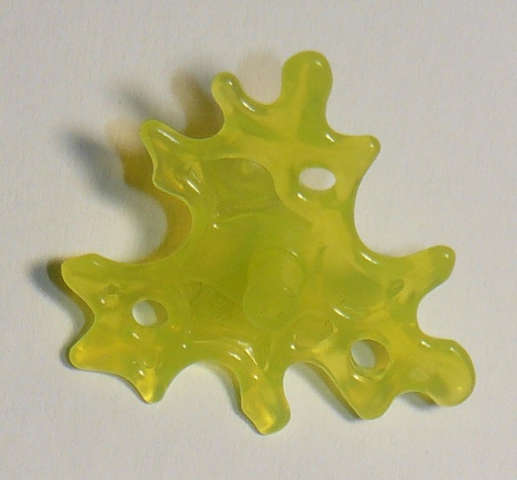Lego (N) ~ Slime Splat with Bar End ~ [Trans-Neon Green]