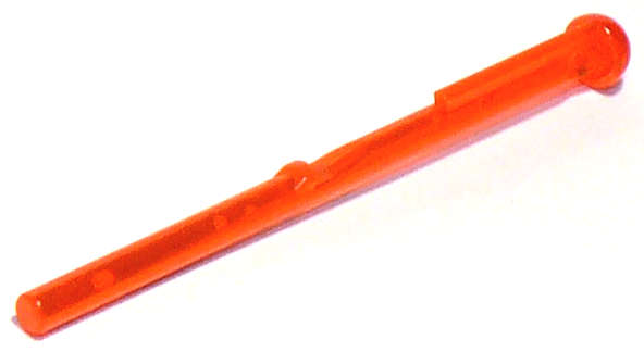 Lego Used - Projectile Arrow Bar 8L with Round End (Spring Shooter Dart)~ [Trans-Neon Orange]