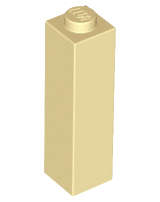Lego (N) ~ Brick 1 x 1 x 3 ~ [Tan]