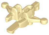 Lego (N) ~ Minifigure Weapon Crossbow with Mini Blaster / Shooter ~ [Tan]