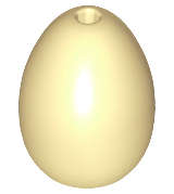 Lego NEW - Egg with Small Pin Hole~ [Tan]