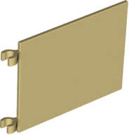 Lego (N) ~ Flag 6 x 5 ~ [Tan]