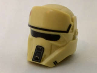 Lego (U) ~ Minifigure Headgear Helmet SW Scarif Stormtrooper Pattern ~ [Tan]
