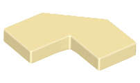 Lego (N) ~ Tile Modified Facet 2 x 2 ~ [Tan]