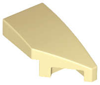 Lego (N) ~ Wedge 2 x 1 x 2/3 Right ~ [Tan]