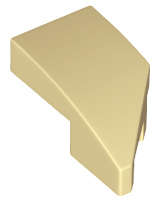 Lego (N) ~ Wedge 2 x 1 x 2/3 Left ~ [Tan]