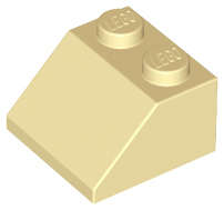 Lego (N) ~ Slope 45 2 x 2 ~ [Tan]
