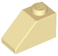Lego (N) ~ Slope 45 2 x 1 ~ [Tan]