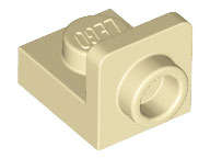 Lego (N) ~ Bracket 1 x 1 - 1 x 1 Inverted ~ [Tan]