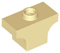 Lego (N) ~ Arch 1 x 2 Jumper ~ [Tan]