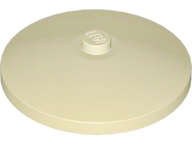 Lego (N) ~ Dish 4 x 4 Inverted (Radar) with Solid Stud ~ [Tan]