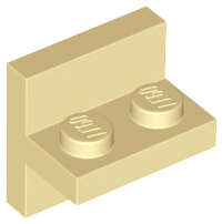 Lego (N) ~ Bracket 2 x 2 - 1 x 2 Centered ~ [Tan]