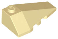 Lego (U) ~ Wedge 4 x 2 Triple Right ~ [Tan]
