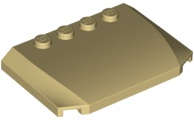 Lego (N) ~ Wedge 4 x 6 x 2/3 Triple Curved ~ [Tan]