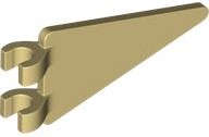 Lego (N) ~ Flag 3 1/2 x 2 Triangle ~ [Tan]