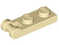 Lego (N) ~ Plate Modified 1 x 2 with Bar Handle on End ~ [Tan]