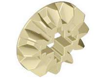 Lego (N) ~ Technic Gear 12 Tooth Bevel ~ [Tan]