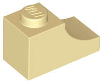 Lego (N) ~ Arch 1 x 2 Inverted ~ [Tan]