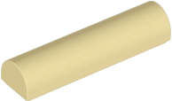 Lego (N) ~ Slope Curved 1 x 4 x 2/3 Double ~ [Tan]