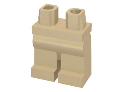 Lego (U) ~ Hips and Legs Plain ~ [Tan]