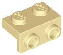 Lego (N) ~ Bracket 1 x 2 - 1 x 2 ~ [Tan]