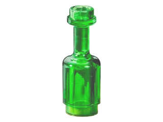 Lego (N) ~ Minifigure Utensil Bottle ~ [Trans-Green]