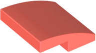 Lego (N) ~ Slope Curved 2 x 2 x 2/3 ~ [Coral]
