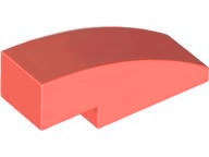 Lego (N) ~ Slope Curved 3 x 1 ~ [Coral]