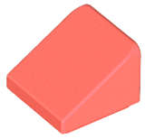 Lego (N) ~ Slope 30 1 x 1 x 2/3 ~ [Coral]