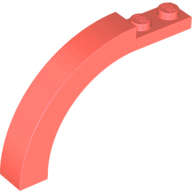 Lego (N) ~ Arch 1 x 6 x 3 1/3 Curved Top ~ [Coral]