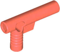Lego (N) ~ Minifigure Utensil Hose Nozzle Elaborate ~ [Coral]