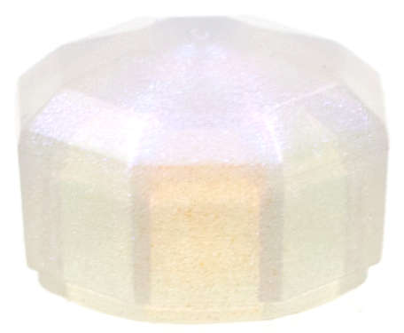 Lego (N) ~ Rock 1 x 1 Jewel Octagonal ~ [Satin Trans-Clear]