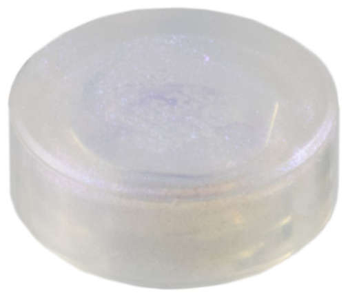 Lego (N) ~ Tile Round 1 x 1 ~ [Satin Trans-Clear]