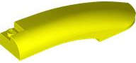 Lego (N) ~ Wedge 10 x 2 x 2 Right ~ [Neon Yellow]