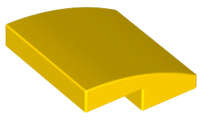 Lego (N) ~ Slope Curved 2 x 2 x 2/3 ~ [Yellow]