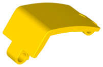 Lego (N) ~ Technic Panel Curved 3 x 5 x 3 ~ [Yellow]