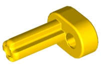 Lego (N) ~ Technic Engine Crankshaft ~ [Yellow]