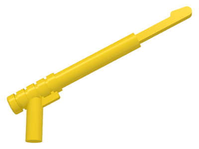 Lego (U) ~ Minifigure Weapon Spear Gun with Rounded Trigger and Thin Spear Base ~ [Yellow]