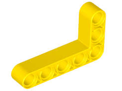 Lego (N) ~ Technic Liftarm Modified Bent Thick L-Shape 3 x 5 ~ [Yellow]