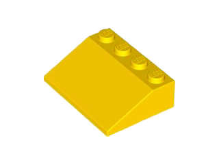 Lego (U) ~ Slope 33 3 x 4 ~ [Yellow]