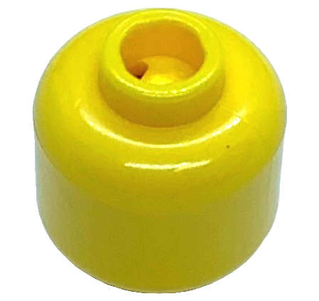 Lego (N) ~ Minifigure Head (Plain) ~ [Yellow]